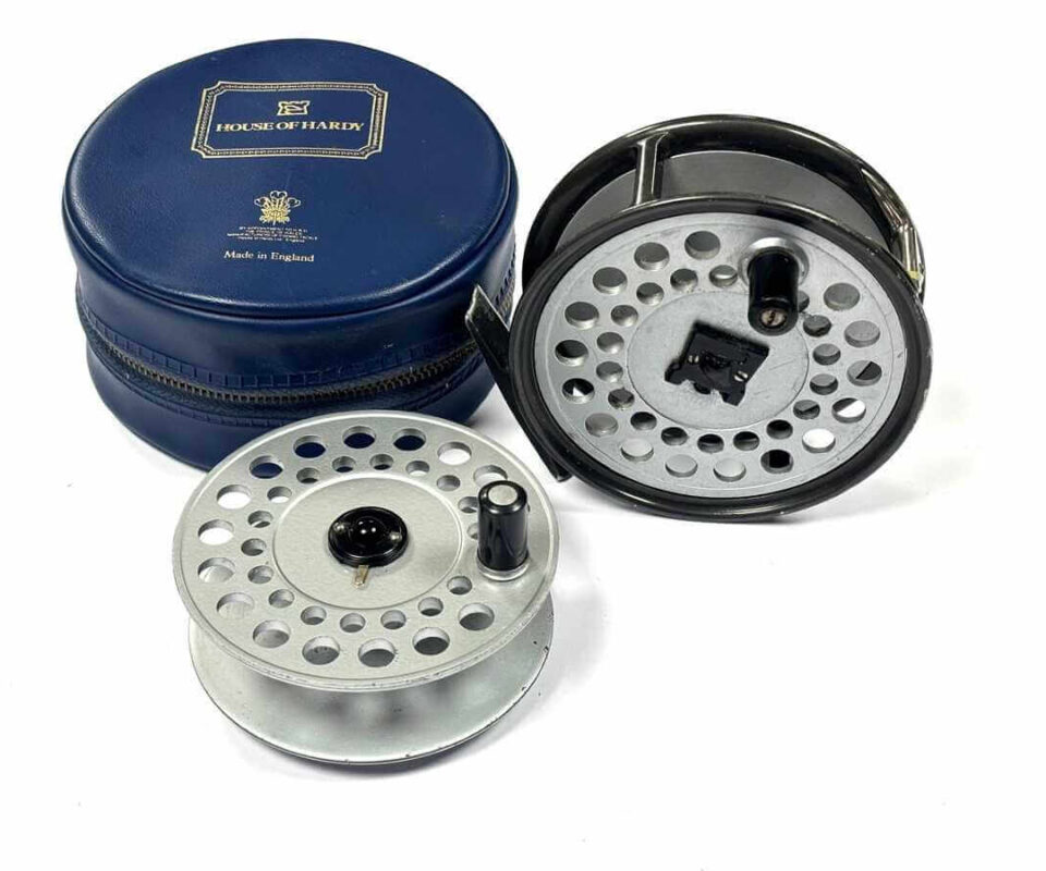   Hardy Viscount 150 Trout Fly 4" Reel With Spare Spool And Case