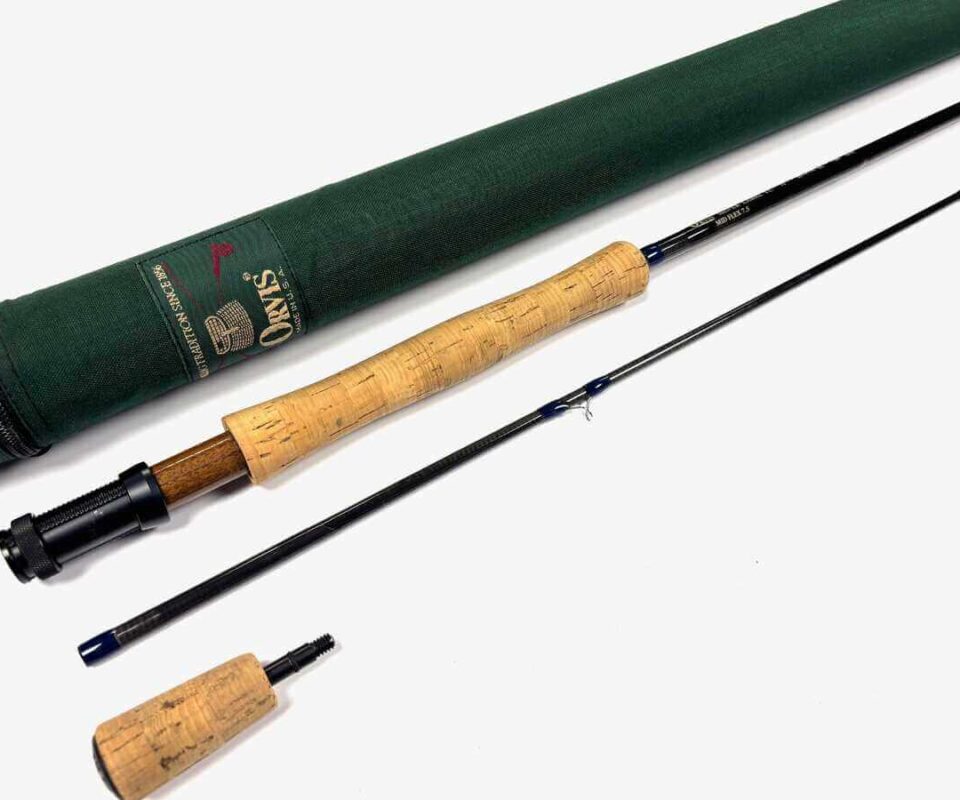   Orvis Silver Label TL 10′ 2 Piece Carbon Fly Rod #7 With Bag And Tube