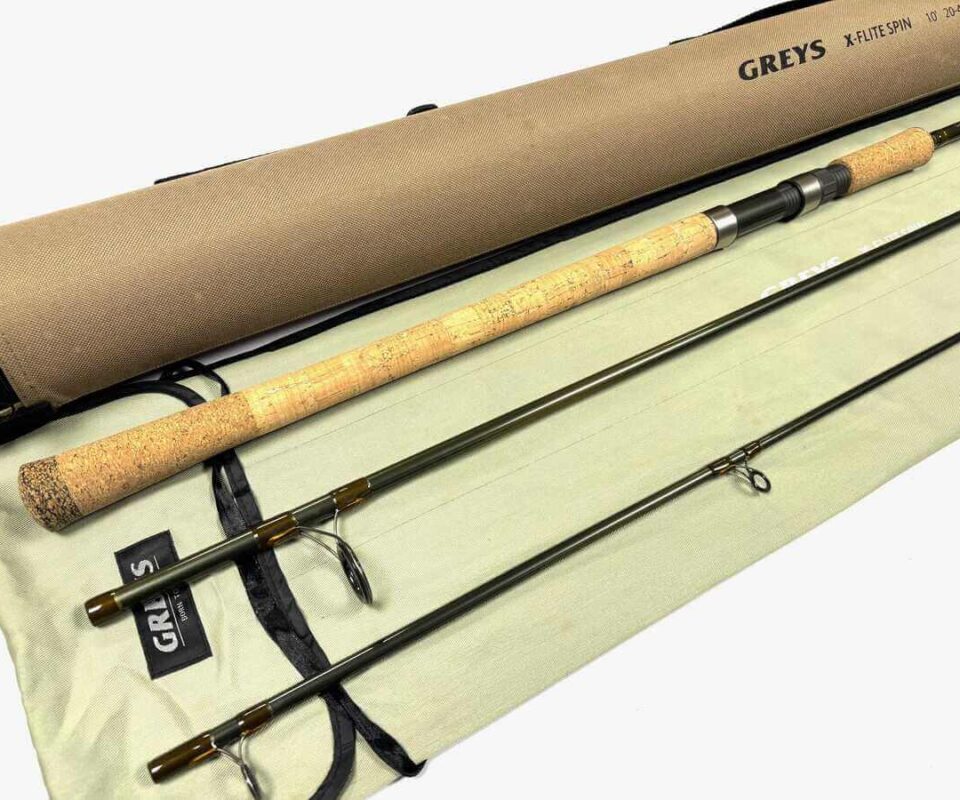   Greys X Flite 10′ Carbon Rod 20 -45g Spinning Rod Excellent Condition