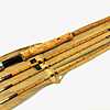 Hardy Gold Medal 9′ 6″ 3 Piece Plus Spare Tip Split Cane Trout Fly Rod And Bag