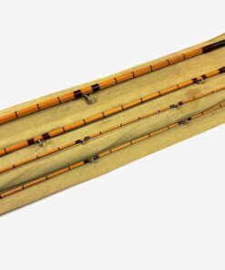   Hardy Gold Medal 9′ 6″ 3 Piece Plus Spare Tip Split Cane Trout Fly Rod And Bag