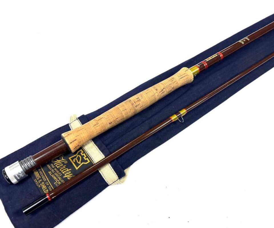   Hardy Richard Walker Superlite Reservoir 9' 3" 2 piece fly rod Line #7/8 & bag