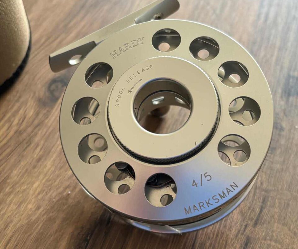   Hardy Marksman 4/5 Trout Fly Reel With Hardy Reel Pouch