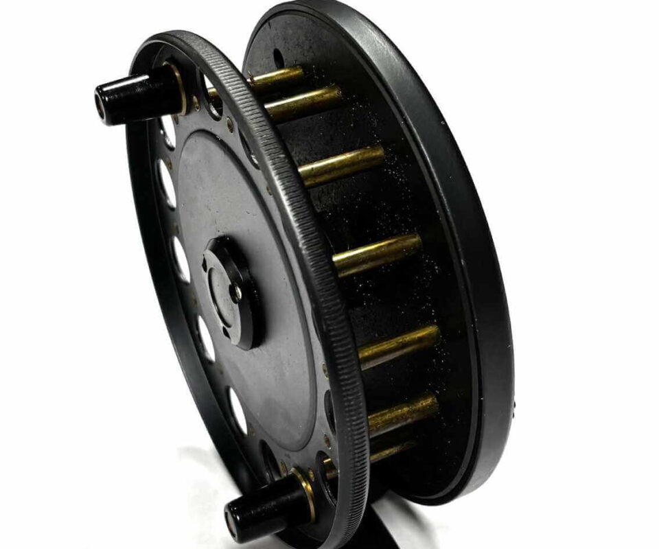   Dave Swallow 4.5″ Centrepin Trotting Reel Black Finish For Barbel Chub Pike Tench