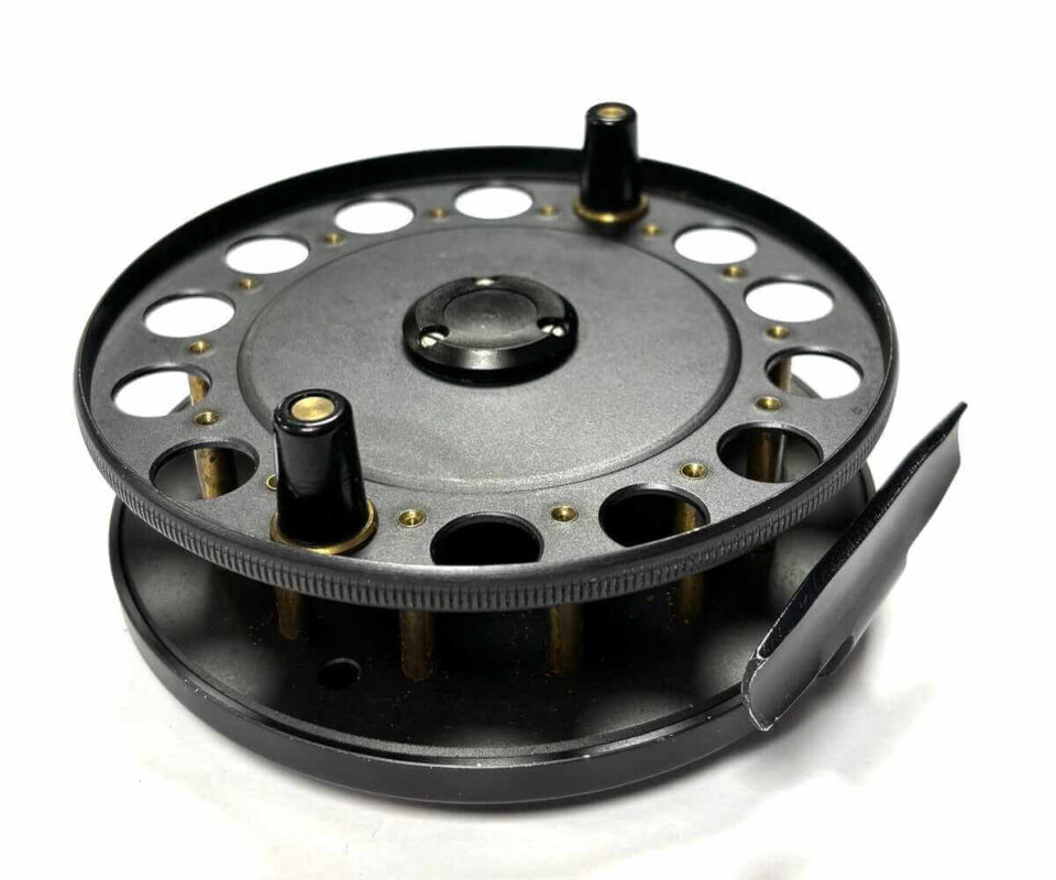   Dave Swallow 4.5″ Centrepin Trotting Reel Black Finish For Barbel Chub Pike Tench