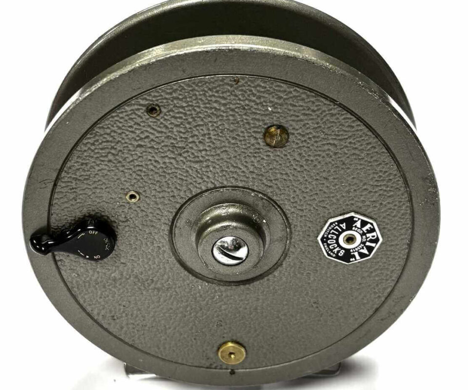   Allcock Aerial 4.5″ C815 Centrepin Ventilated Vintage Fishing Reel
