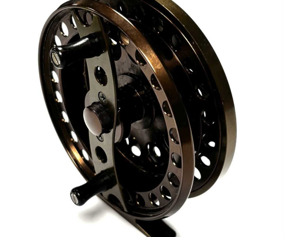   Okuma Aventa 4.5″ Centrepin Trotting Reel With Ratchet Platinum Finish Chub Barbel Carp fishing
