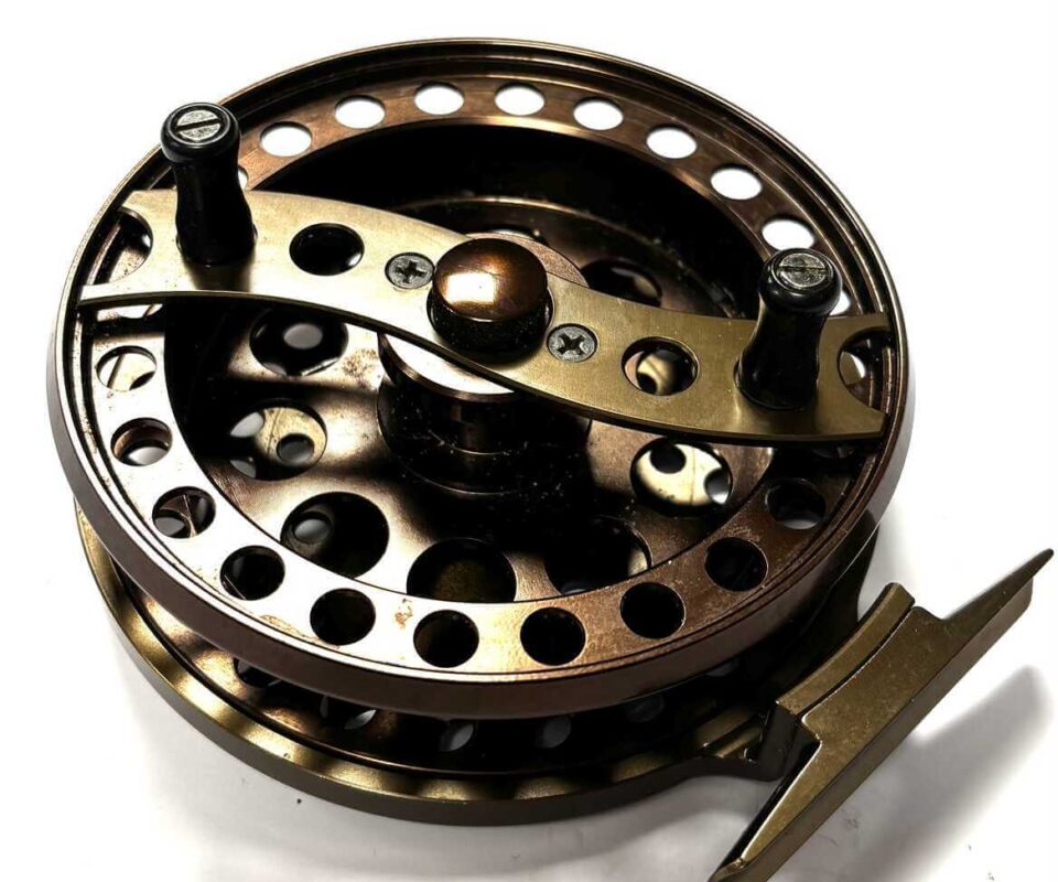   Okuma Aventa 4.5″ Centrepin Trotting Reel With Ratchet Platinum Finish Chub Barbel Carp fishing
