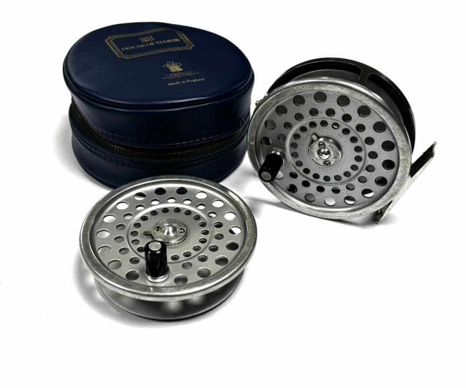   Hardy Marquis #7 trout fly reel with spare spool & case