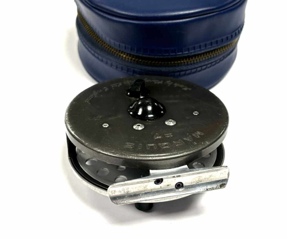   Hardy Marquis #7 trout fly reel with spare spool & case