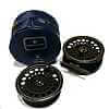   Hardy Golden Prince 7/8 Trout Fly Reel Plus Spare Spool & Hardy Zip Case