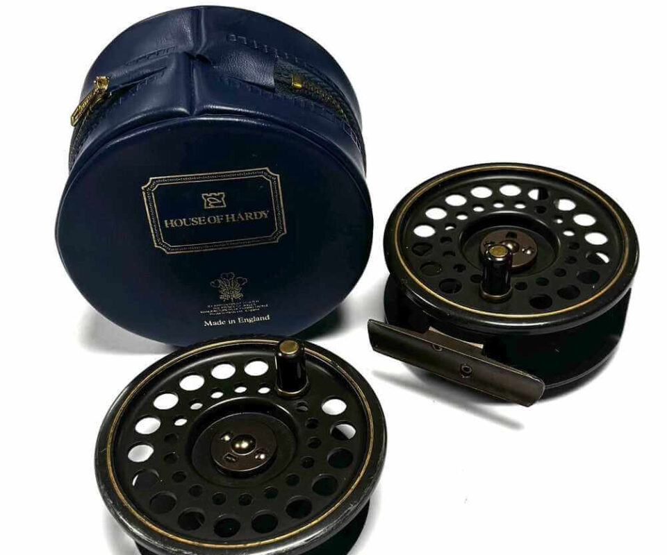   Hardy Golden Prince 7/8 Trout Fly Reel Plus Spare Spool & Hardy Zip Case