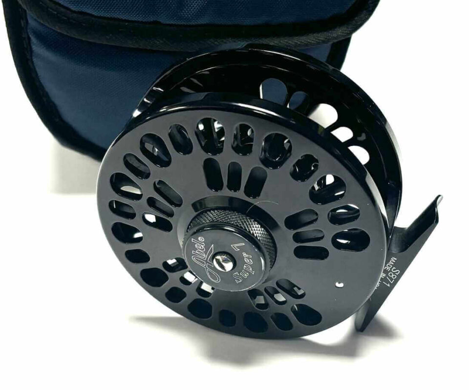   Abel Super 7 Salmon Saltwater RHW Fly Reel #S871 With Pouch