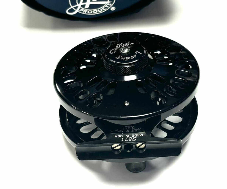   Abel Super 7 Salmon Saltwater RHW Fly Reel #S871 With Pouch
