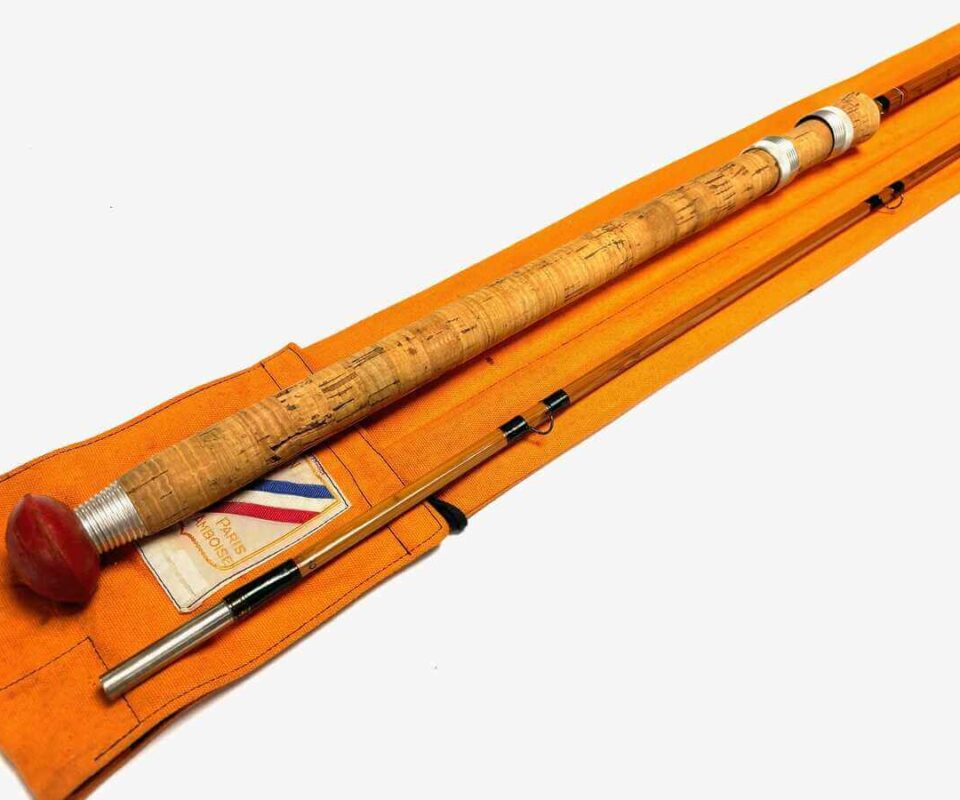   Pezon Et Michel Telebolic Grilse Cane Rod 10′ 6″  Superb With Bag