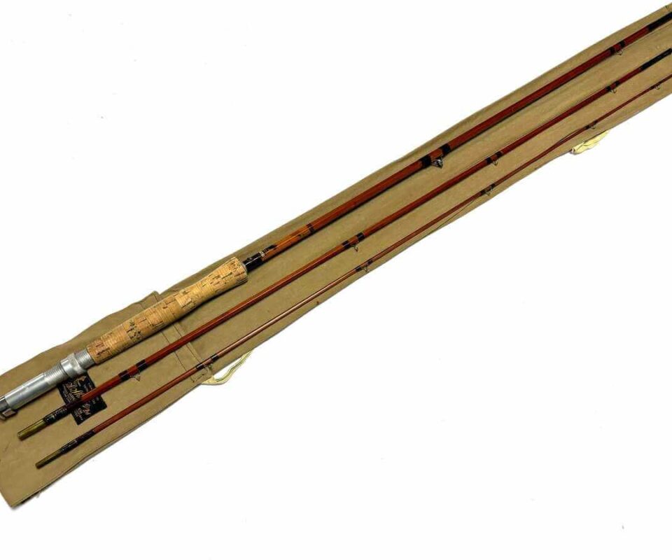  J S Sharpe The Scottie The Aberdeen 9’ 3” Three Piece Impregnated Split Cane Trout Fly Rod With Bag