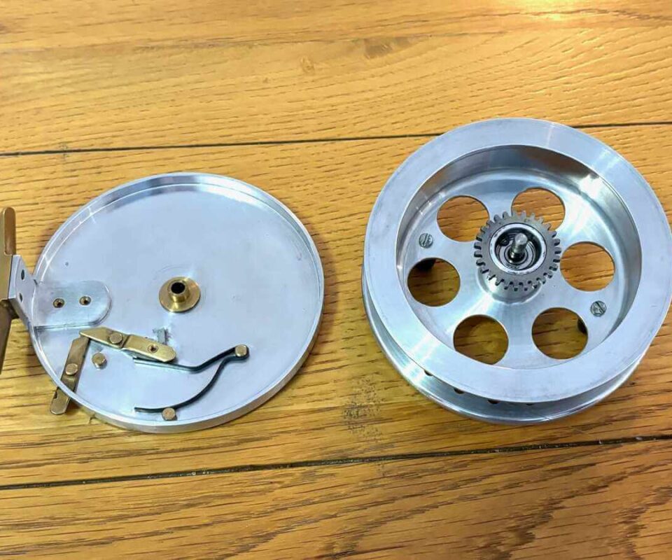   Dave Swallow 4.5″ Centrepin Trotting Reel Black Finish For Barbel Chub Pike Tench