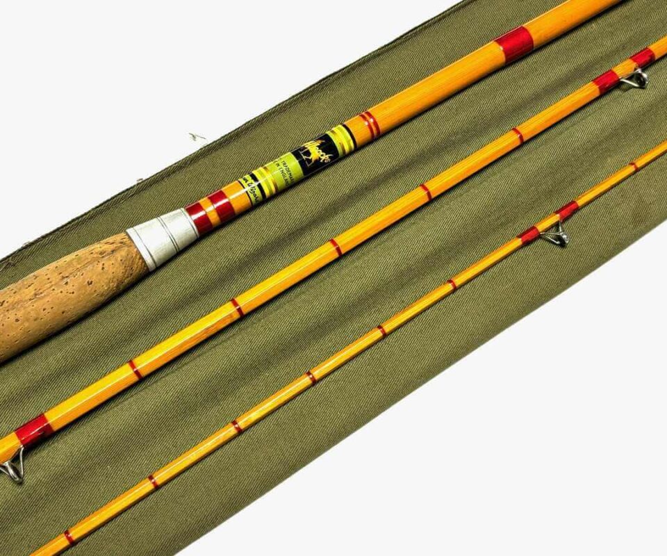   Allcock Super Wizard 11′ 3 Piece Rod Whole Cane Butt Fine Con