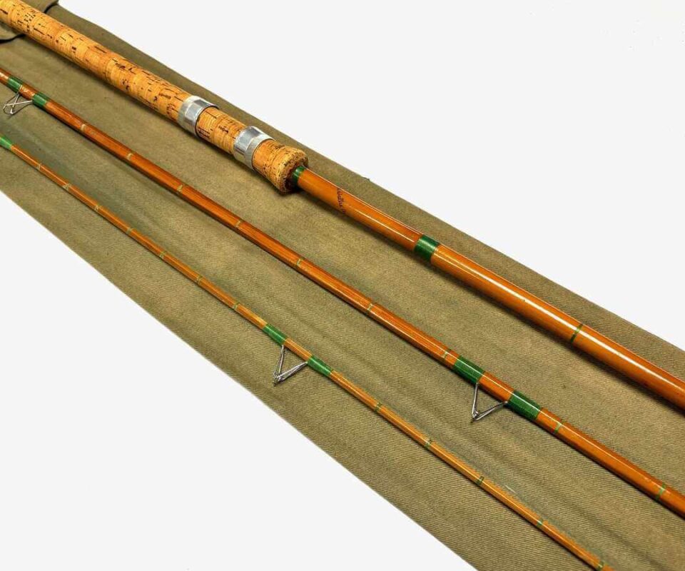   Hardy FWK Wallis Avon 11' Cane Rod Whole Cane Butt With Hardy Green Bag RARE