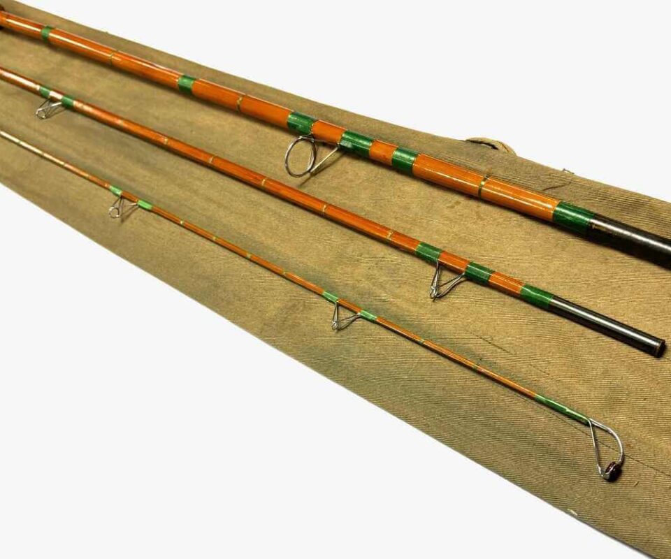   Hardy FWK Wallis Avon 11' Cane Rod Whole Cane Butt With Hardy Green Bag RARE