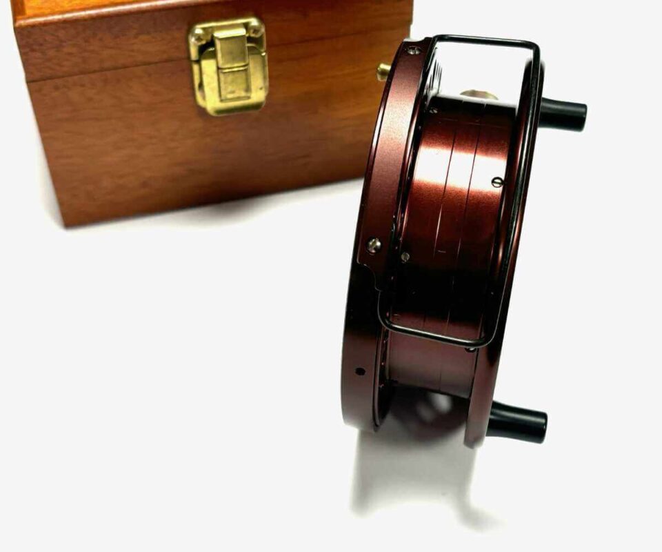   Browning Revolver Centrepin Reel With Presentation Box # 034 RARE