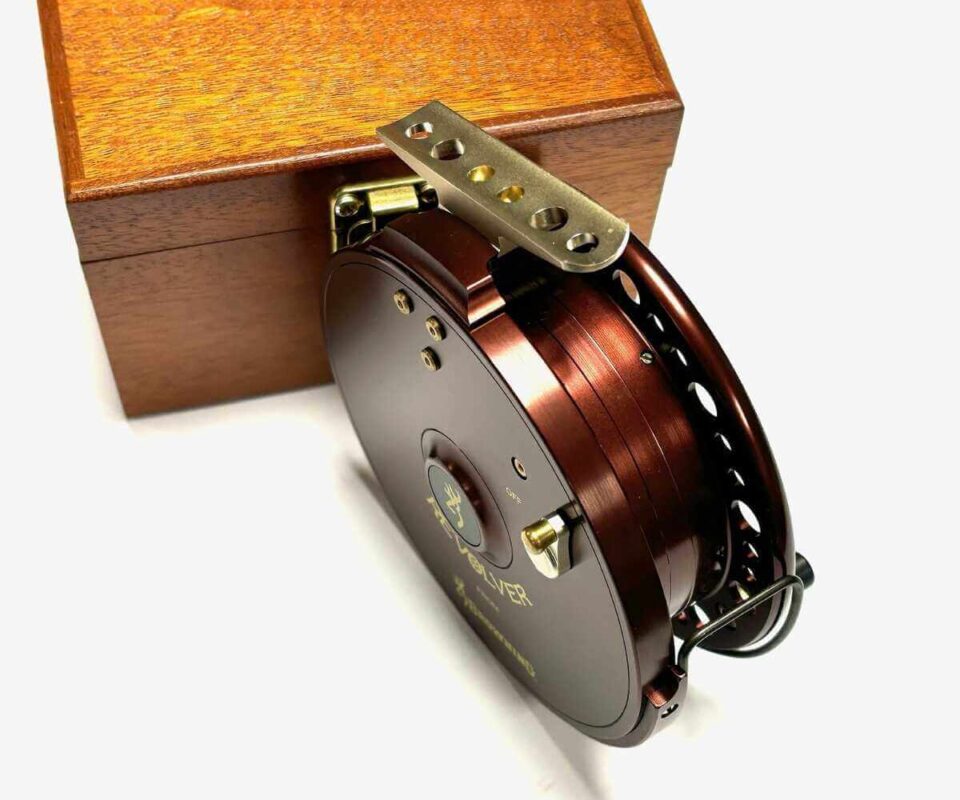   Browning Revolver Centrepin Reel With Presentation Box # 034 RARE