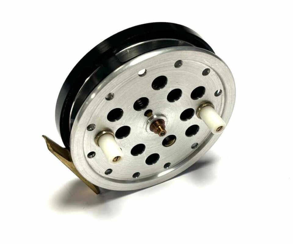   Tom Kelsey Terry Daniels 4″ Narrow Drum Flick 'Em Trotting Reel Super