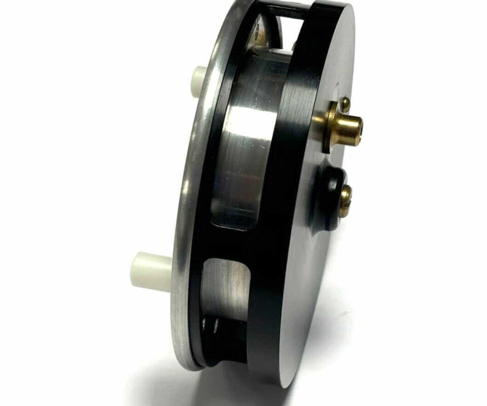   Tom Kelsey Terry Daniels 4″ Narrow Drum Flick 'Em Trotting Reel Super
