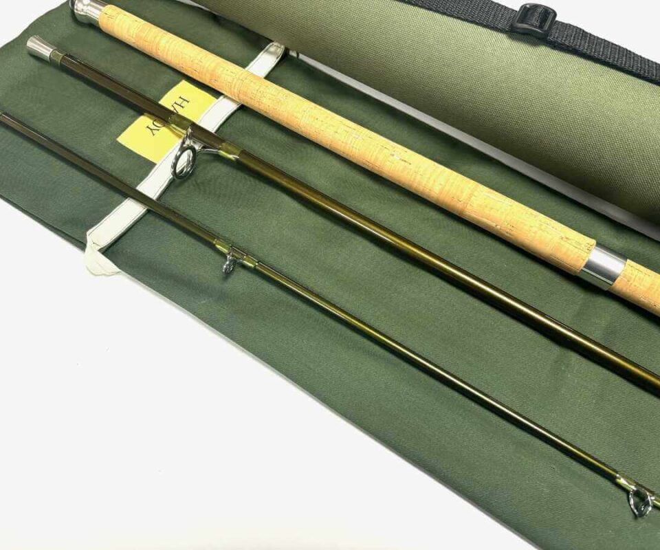   Hardy Marksman Spin 2 10′ 3 Piece Graphite Rod 18-50g Bag & Cordura Tube Mint