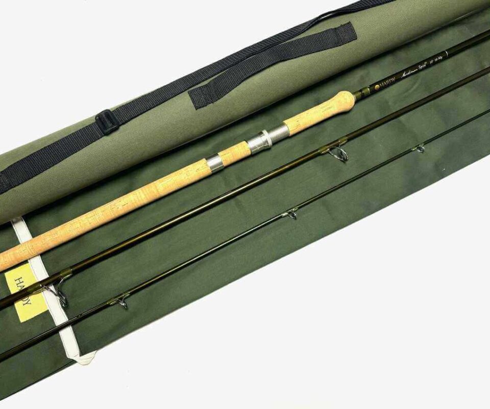   Hardy Marksman Spin 2 10′ 3 Piece Graphite Rod 18-50g Bag & Cordura Tube Mint