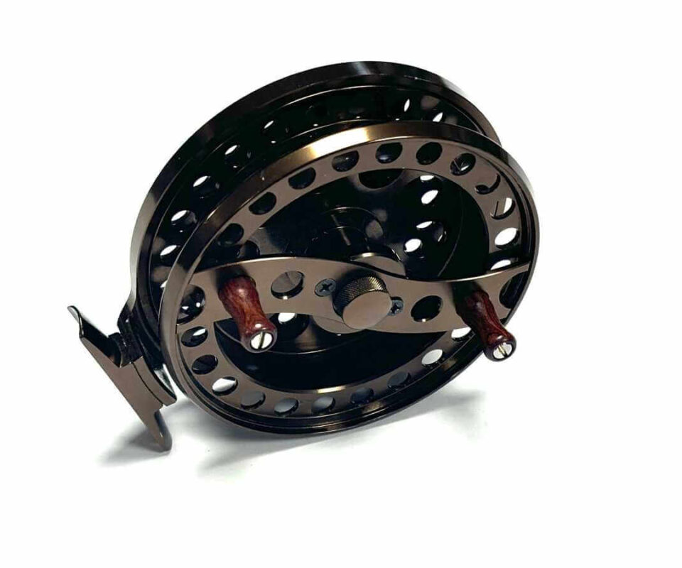   Okuma Aventa 4.5″ Centrepin Trotting Reel With Ratchet Platinum Finish Chub Barbel Carp fishing