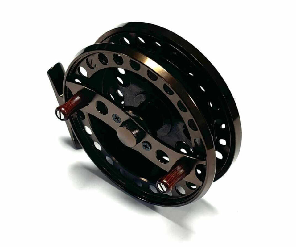   Okuma Aventa 4.5″ Centrepin Trotting Reel With Ratchet Platinum Finish Chub Barbel Carp fishing