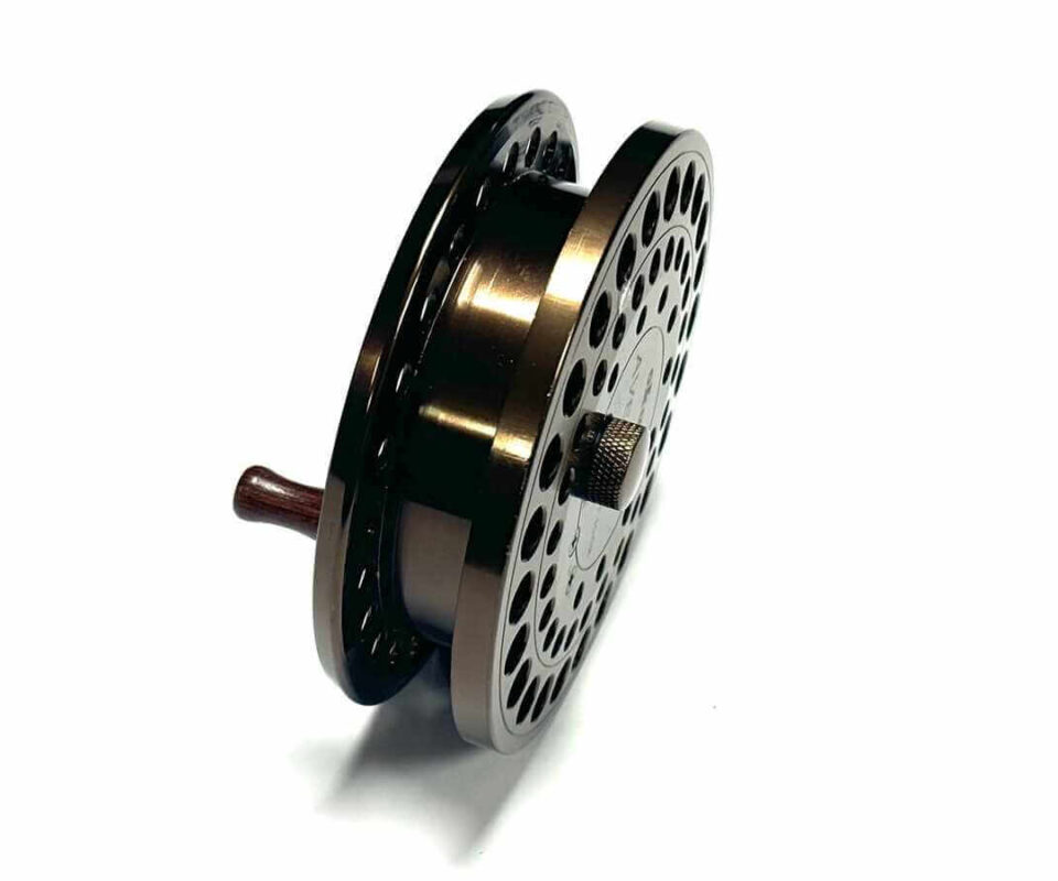   Okuma Aventa 4.5″ Centrepin Trotting Reel With Ratchet Platinum Finish Chub Barbel Carp fishing