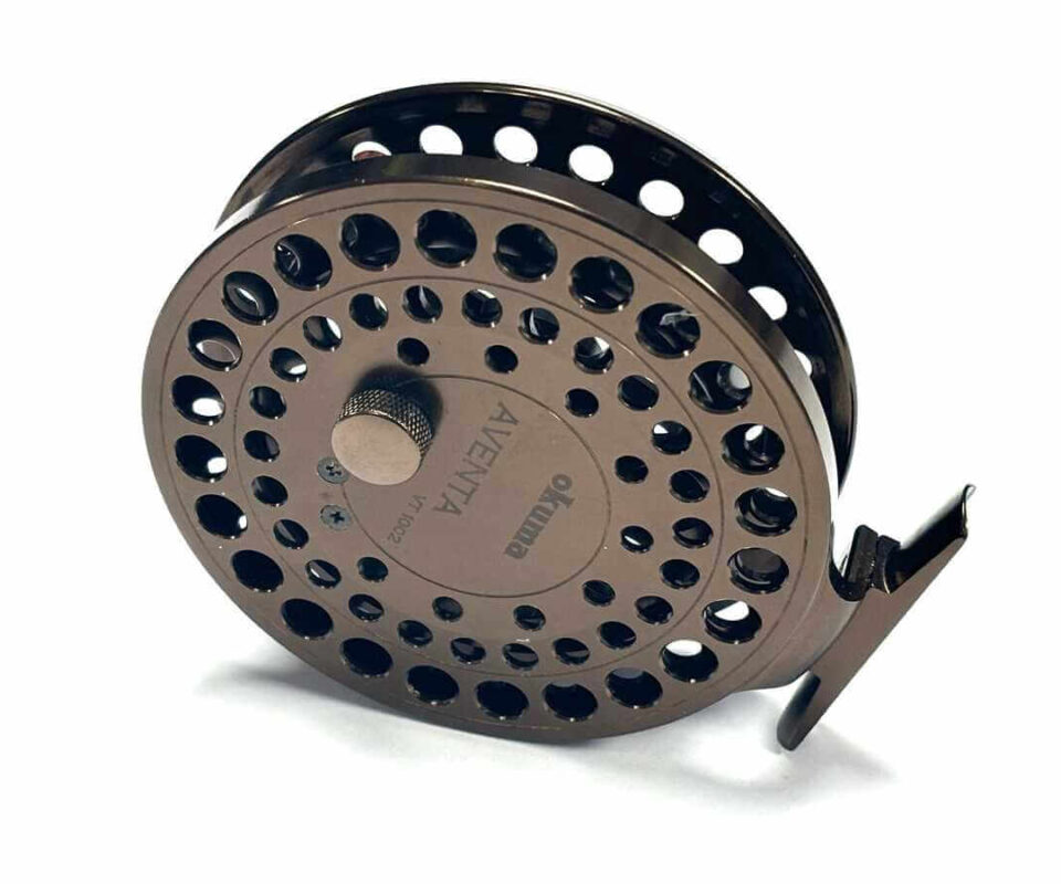  Okuma Aventa 4.5″ Centrepin Trotting Reel With Ratchet Platinum Finish Chub Barbel Carp fishing