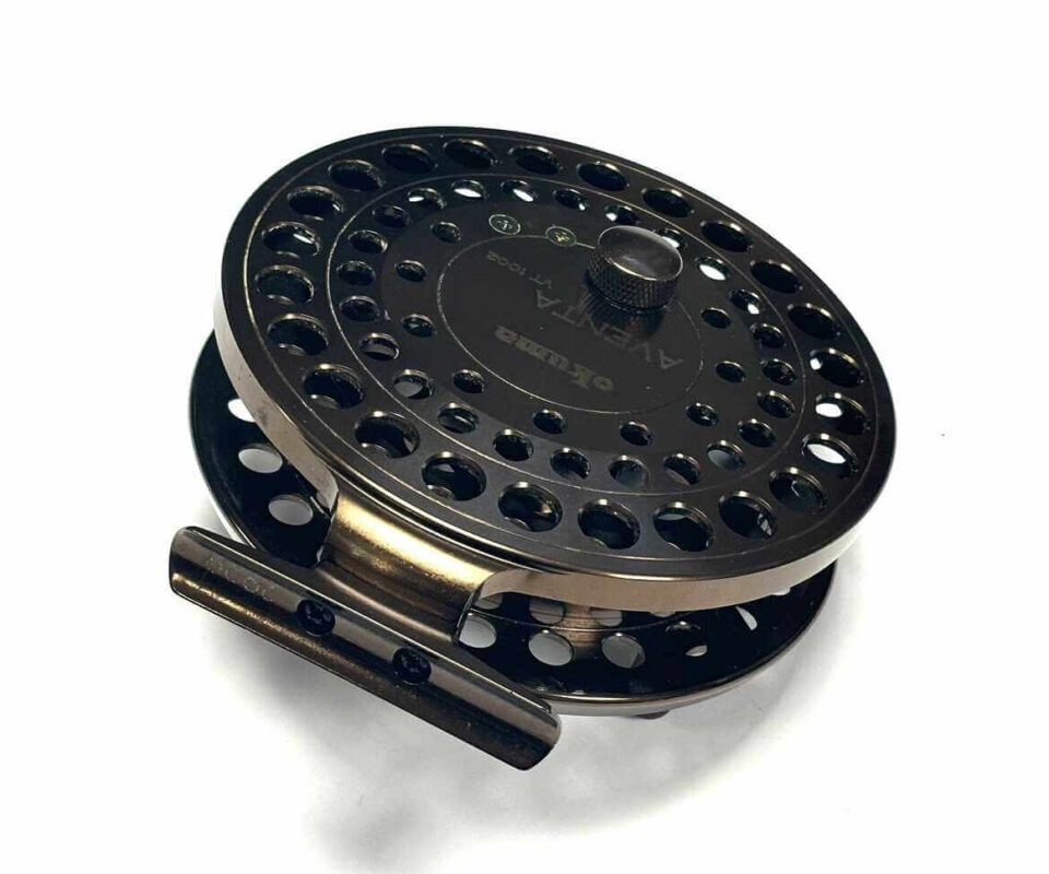   Okuma Aventa 4.5″ Centrepin Trotting Reel With Ratchet Platinum Finish Chub Barbel Carp fishing