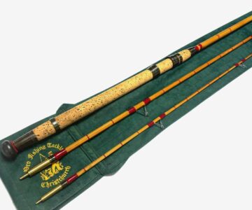   The Wallis Wizard Anthony Croft 11&prime; Whole & Split Cane Rod With Bag Superb Rare
