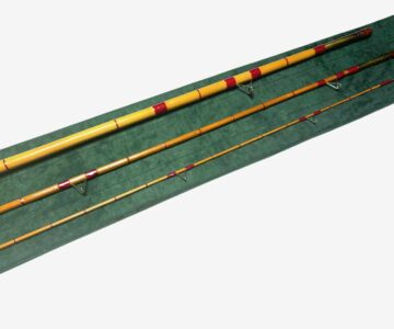   The Wallis Wizard Anthony Croft 11&prime; Whole & Split Cane Rod With Bag Superb Rare