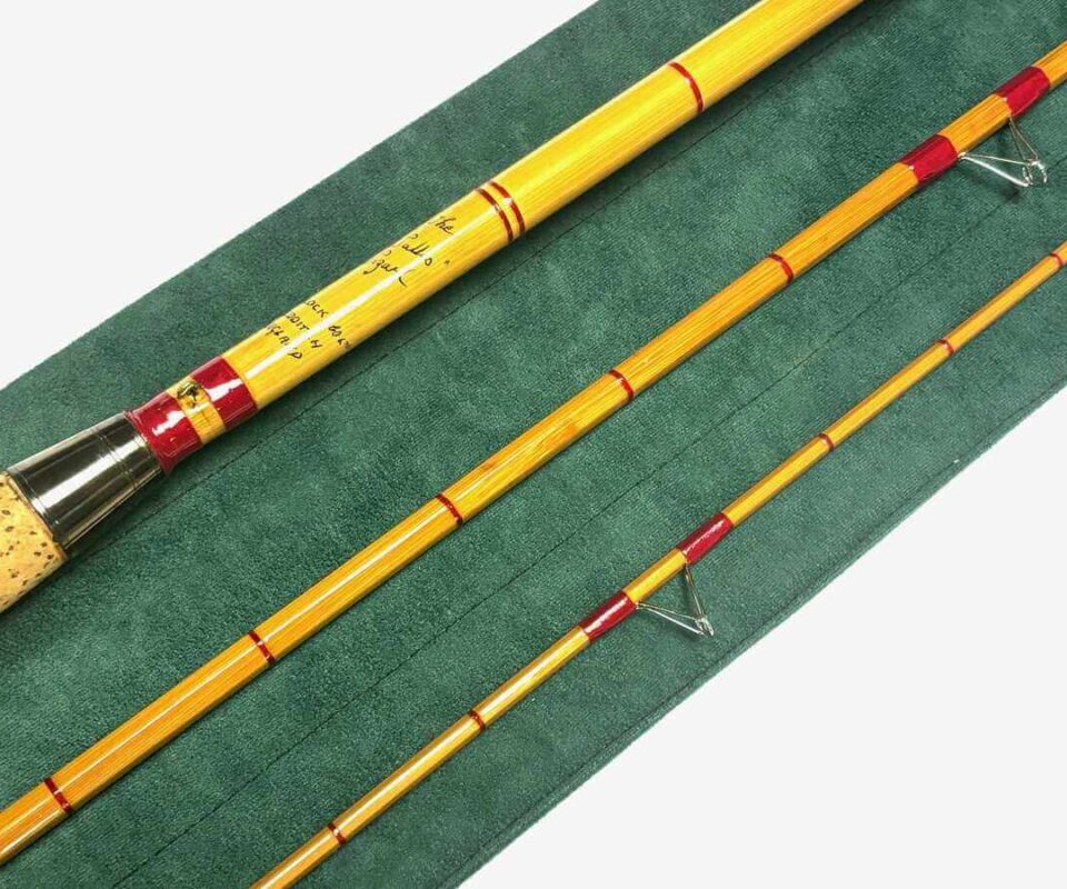   The Wallis Wizard Anthony Croft 11′ Whole & Split Cane Rod With Bag Superb Rare