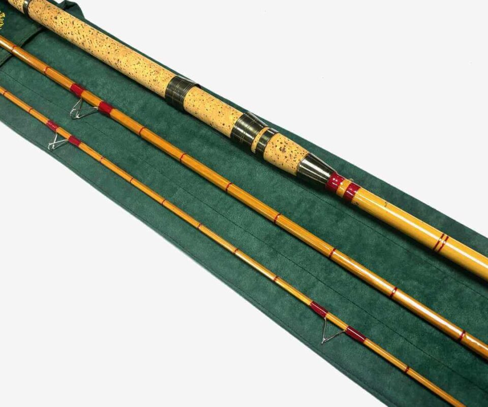   The Wallis Wizard Anthony Croft 11′ Whole & Split Cane Rod With Bag Superb Rare