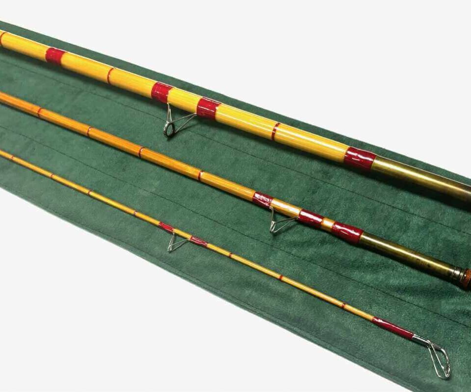   The Wallis Wizard Anthony Croft 11′ Whole & Split Cane Rod With Bag Superb Rare