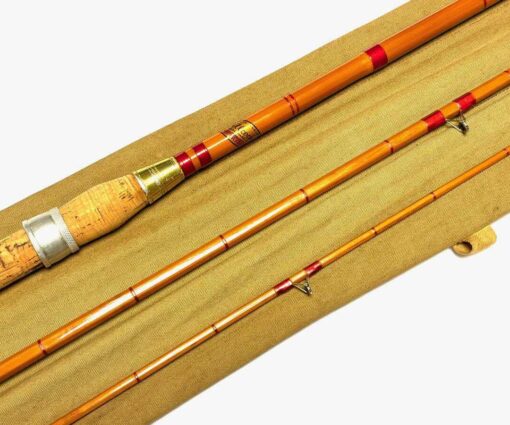   Allcocks Super Wizard Rod 11′ 3 Piece Whole Cane Butt Fine With Bag
