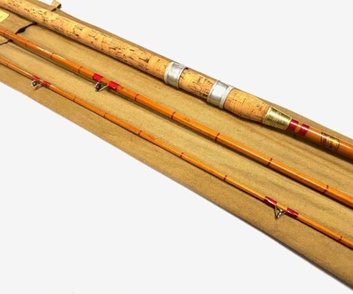   Allcocks Super Wizard Rod 11′ 3 Piece Whole Cane Butt Fine With Bag