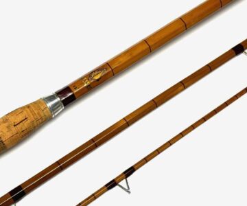   B JAMES BUILT TO ENDURE DIAMOND LOGO 12' CANE ROD VERY EARLY 1951/52 EX RARE