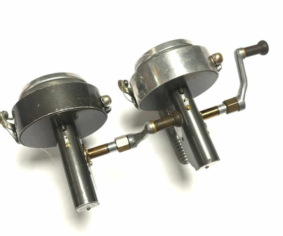   Pair of Hardy Altex No 3 MK V Vintage Fixed Spool Fishing Reel With Spare Spools