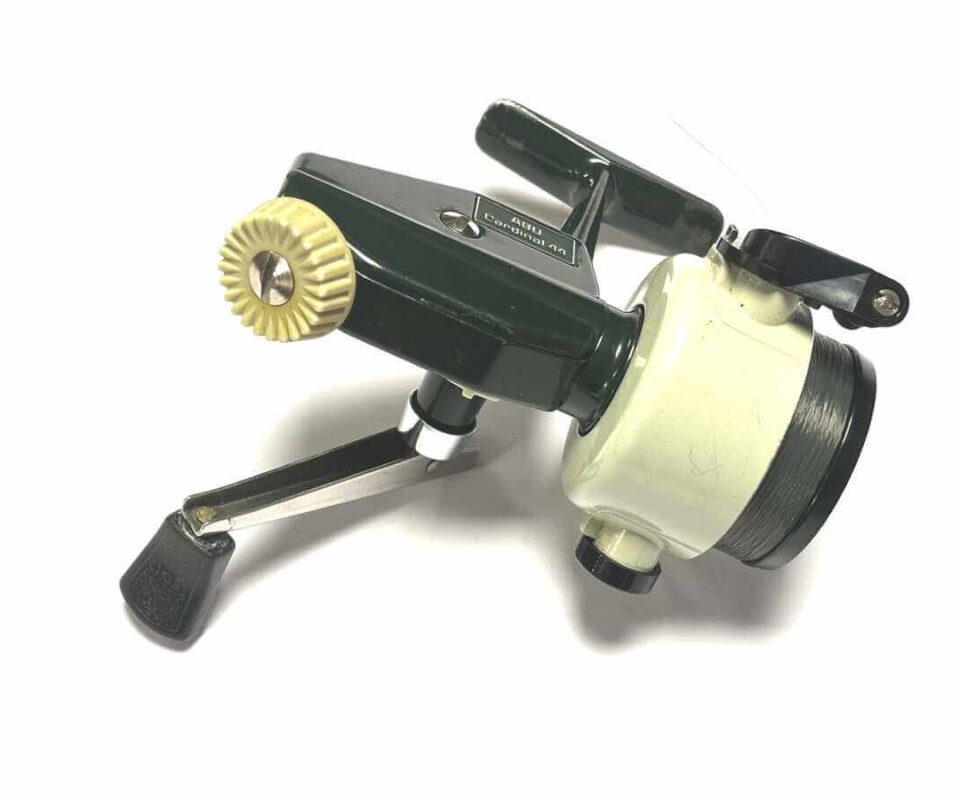   Abu Cardinal Sweden 44 Fixed Spool Fishing Reel LHW With Spare Spool