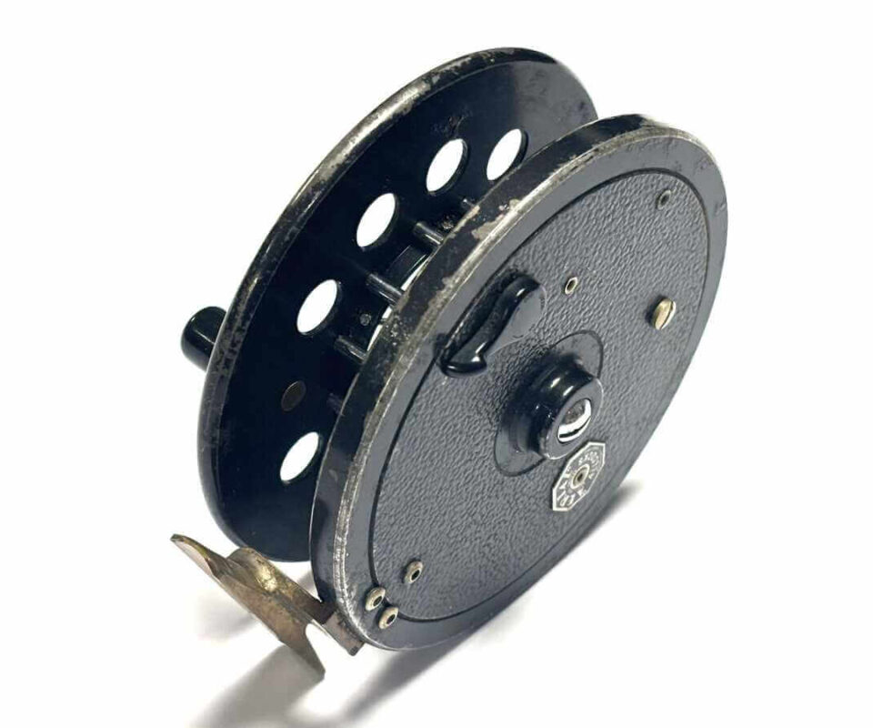   Allcock C815 Aerial Vintage 4.5″ Reel Classic User Spins Well