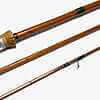 Hardy FWK Wallis Avon 11′ Cane Rod Whole Cane Butt With Bag RARE