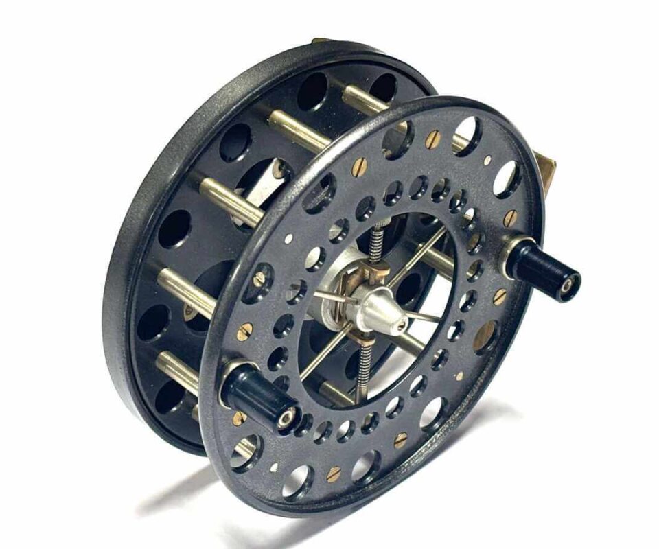   Tom Kelsey Terry Daniels 4.5″ Aerial Centrepin Dark Grey Wide Drum Reel