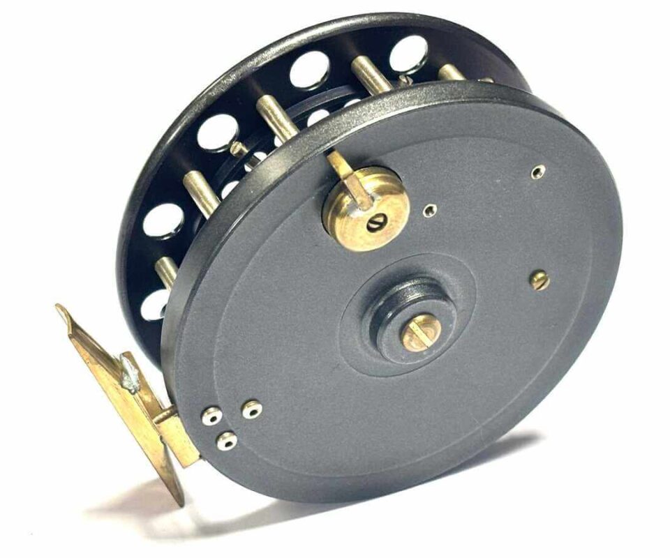   Tom Kelsey Terry Daniels 4.5″ Aerial Centrepin Dark Grey Wide Drum Reel