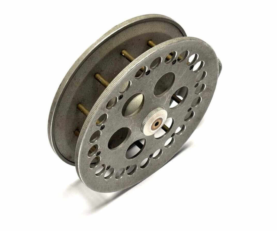   Adcock Stanton Nottingham 5″ 'Handleless' Ball Bearing Trotting Centrepin Reel